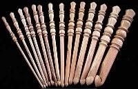 Wood Crochet Swivel Needles