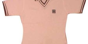 Ladies V Neck Collar Shirt