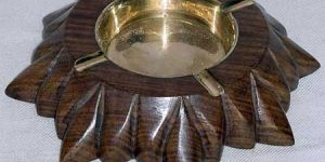 Item Code :- IH 12226 Wooden Ashtray
