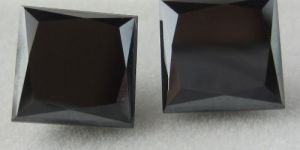2.00 Carat Princess Cut Black Diamond