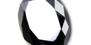 4.00 Carat Oval Cut Black Diamond