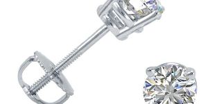 Designer Diamond Stud Earrings