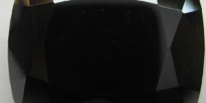 Natural Black Color Cushion Cut Loose Diamond