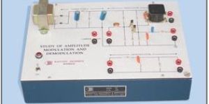 Study of Modulation and Demodulaion with Built-in Carrier Frequency Source (Solid State)