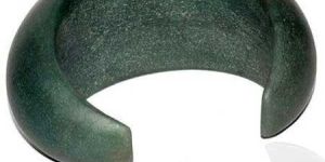 Green Stone Cuff Bangle