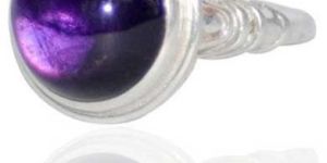 Silver Purple Ring