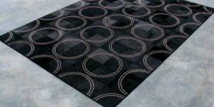 Item Code : P-4338 handmade Leather Carpets