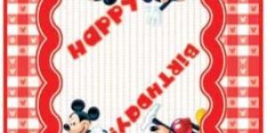 Birthday Table Cover