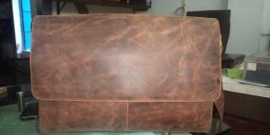 Crazy Horse Leather Satchel