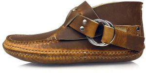 Leather Quoddy Ring Boots