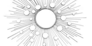 Sun Burst Wall Mirror