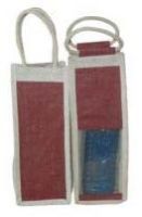 Jute Wine Bottle Bag
