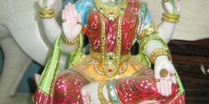 Marble Laxmi Maa Statue