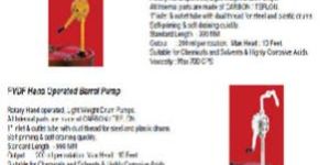 Barrel Unloading Pumps