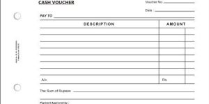 Cash Voucher Book