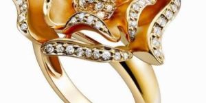 Ring with Blooming Rose (ER678R)