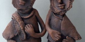 Terracotta Raku Sculpture