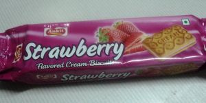 Strawberry Flavored Cream Biscuits