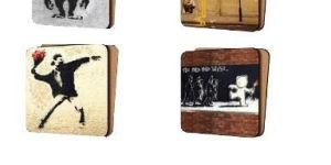 Banksy Coasters