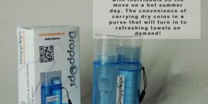 Droppops Compressed Magic Tissue Coin Mobile Dispenser