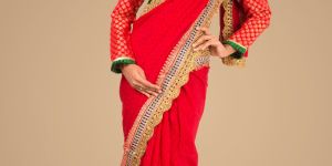 Red Georgette Sarees