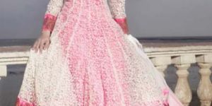 with Pink Anarkali Salwar Suits