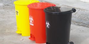 2 Wheeled Dustbin 55l with Pedal