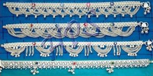 Silver Anklets