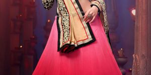 Pale Pink Fashion Designer Choli