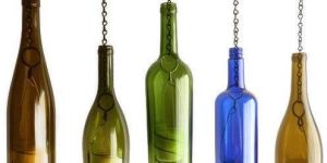 Hanging Tea Light Beer Bottles