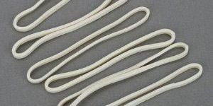 White Colour Rubber Bands