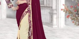 Karma Fresh Looks Half & Half Weight Less Designer Saree