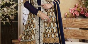 Black Lace Detail Suit