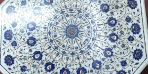 Octagonal Intricate Inlay Centre Table