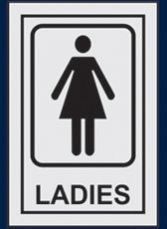 Ladies Toilet Signage
