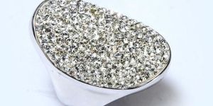 Designer Sterling Silver 925 Diamond Ring