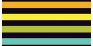 Striped Black Back Egyptian Jacquard Towel