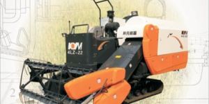 Full-feeding Grain Combined Harvester