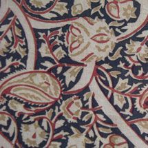 Cotton Kalamkari Block Printed Fabric
