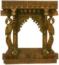 Carving Wooden Jharokha