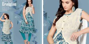 Georgette Western Kurtis