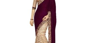 ALL Other SAREE - S-03 Pink Velvet Saree