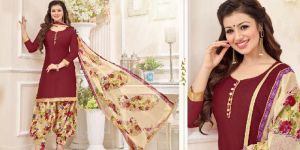Glace Cotton Salwar Suits