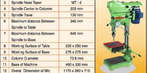 Pillar Drill Machine