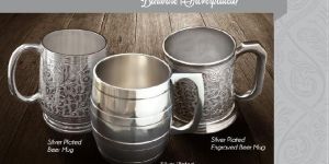 Silver Plated Beer Mugs
