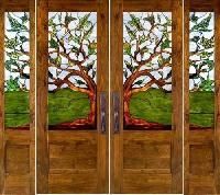 Stained Glass Door
