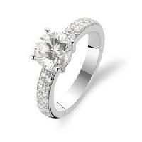 Stone Studded Silver Rings