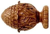 Wooden Curtain Finials