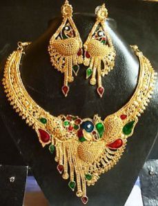 Gold Plated Necklace Set