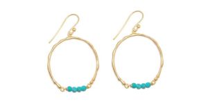 Gold Plated Silver Earrings